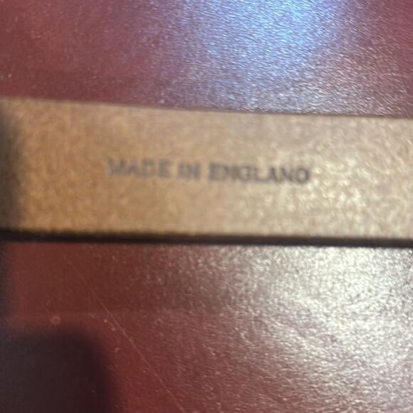 Ralph Lauren Brown Leather Belt - Picture 2 of 5